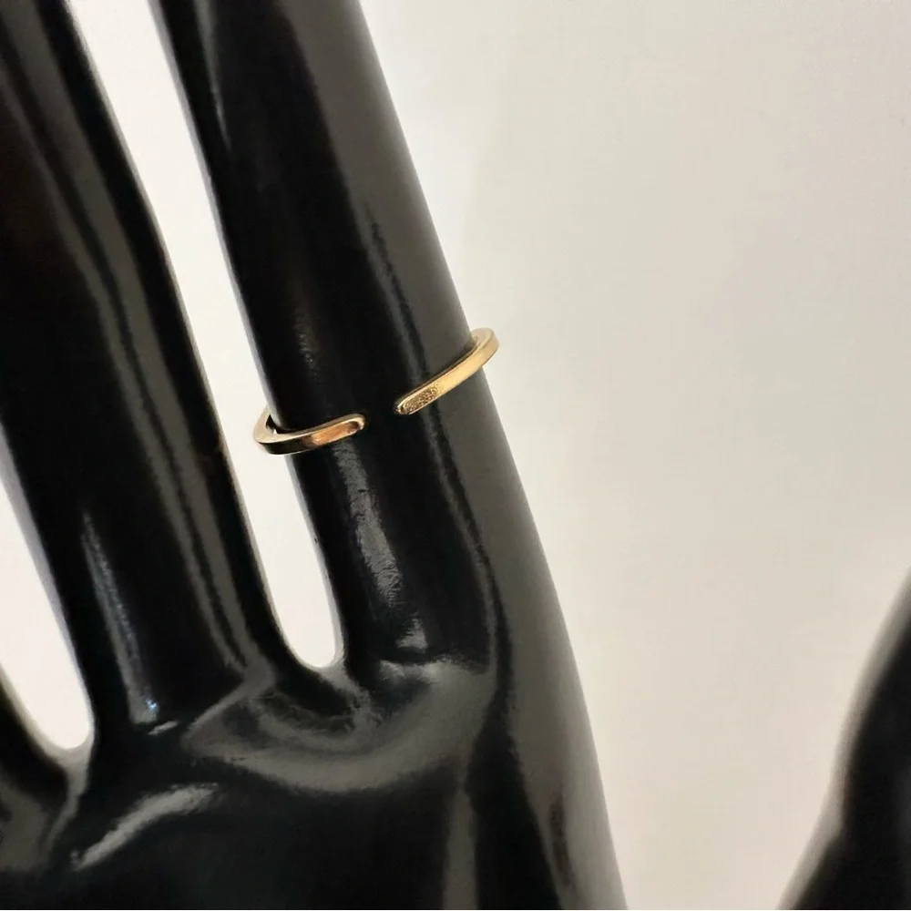 Fashion Jewelry Elegant Gold Wave Ring